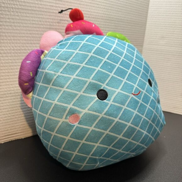 Squishmallow 12" Bertie Blue Ice Cream Taco Plush Stuffed Pillow Toy - Picture 3 of 11